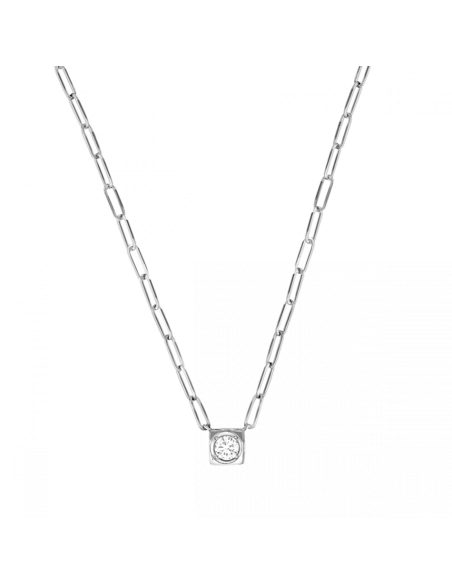 Necklace dinh van Le Cube Diamant medium size model