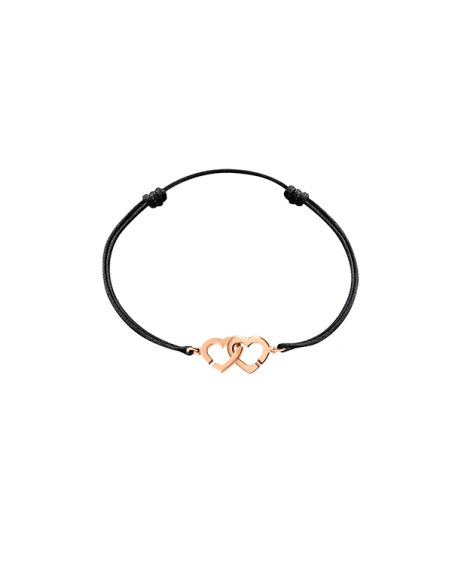 Dinh Van Double Cœurs R9 cord bracelet